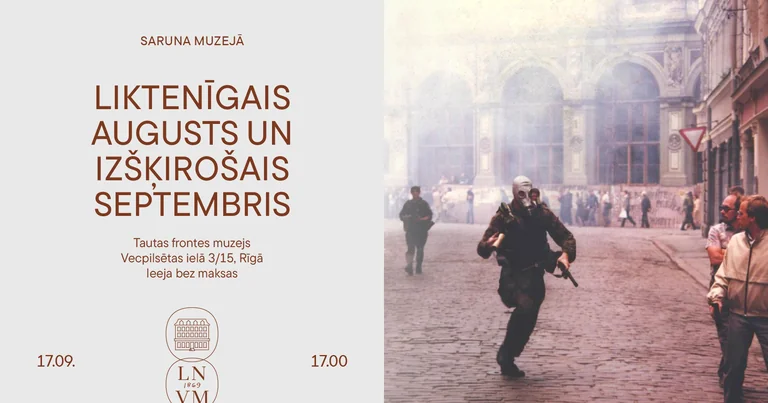 Rīgā bez maksas runās par liktenīgo augustu
