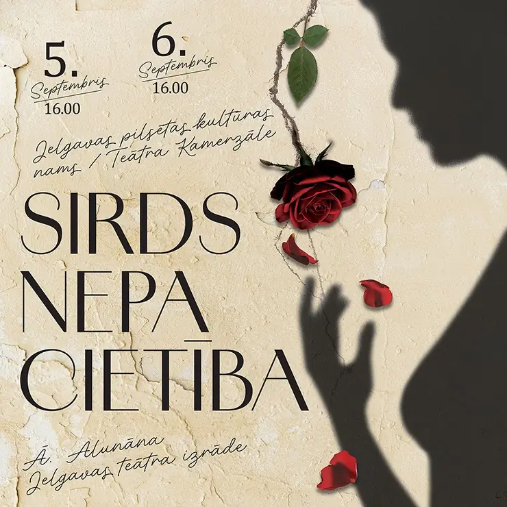“Sirds nepacietība” Jelgavā 5. un 6. septembrī